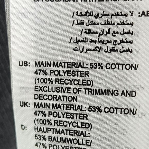 Mens Gray Adidas Pullover Sweatshirt Long Sleeve 1/2 Zip Mock Neck Size L - Picture 9 of 14